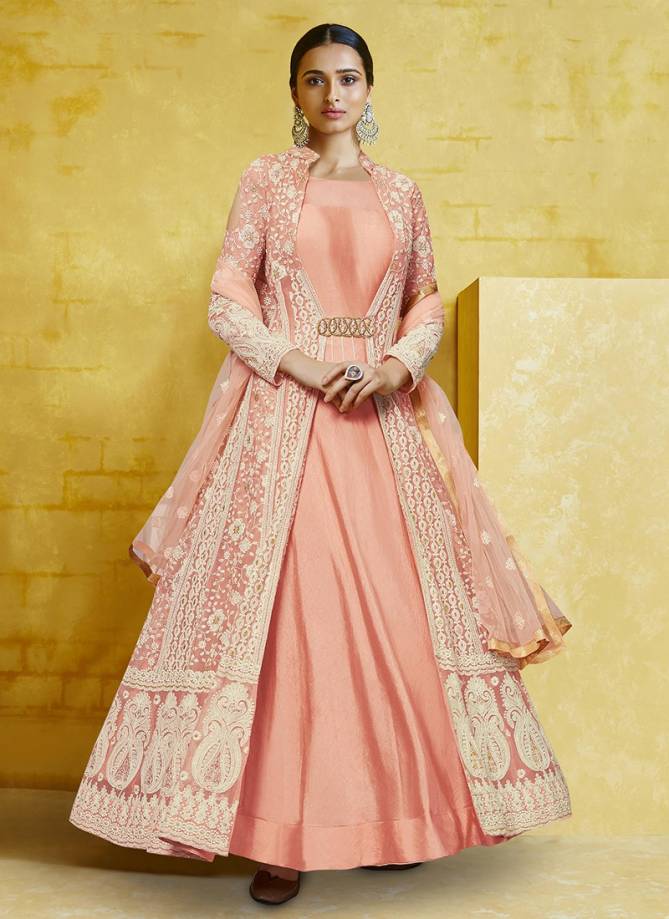 Sajawat Meraki Vol 1 Latest Fancy Designer Festive Wear Georgette With Heavy Work Stylish Readymade Gown Collection